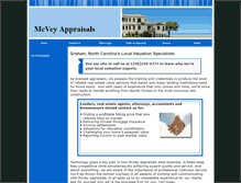 Tablet Screenshot of mcveyappraisals.com